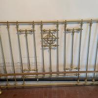 Letto matrimoniale in ottone
