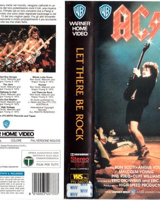 Videocassetta AC/DC "Let there be rock"