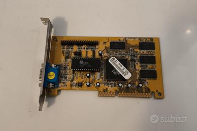Scheda Video Vintage AGP ATI RAGE IIC