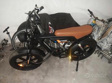 bicicletta elettrica con DUE batterie