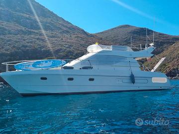 Barca ferretti 120 fly 1993 2x 350 diesel
