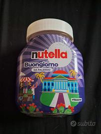 vaso nutella da collezione Palermo Napoli Milano 