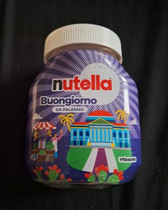 vaso nutella da collezione Palermo Napoli Milano 