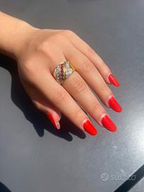 Anello vintage in oro 18 carati