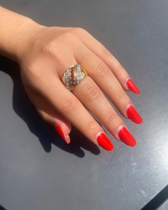 Anello vintage in oro 18 carati