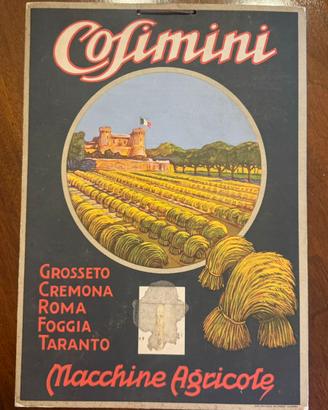 Cartello pubblicitario Cosimini