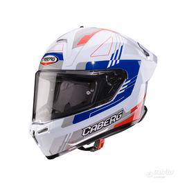 Casco Integrale CABERG Roxter BIANCO ROSSO BLU