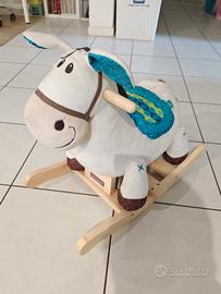 Cavallo a dondolo bambino bambina 1 - 2 anni