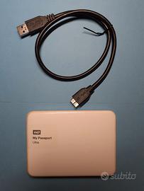 HD ESTERNO USB 1TB WD MY PASSPORT USATO