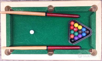 Dal Negro mini-biliardo in legno da tavolo (USATO)