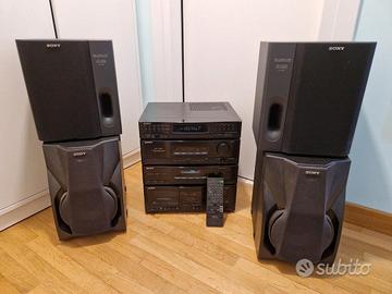 Impianto stereo sony doppia coppie casse
