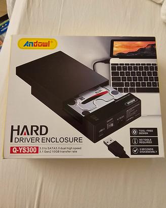 box hard disk 2,5 e 3,5 pollici 