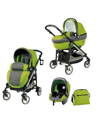 TRIO PEG PEREGO + BASE AUTO ISOFIX + BASE PER CASA