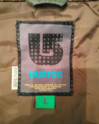 snowboard giacca Burton mimetica dry ride