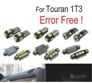 KIT 13 LAMPADE LED INTERNE PER VOLKSWAGEN VW TOURA