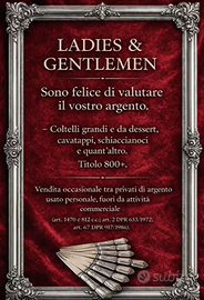 ARGENTO 800+ E MANUFATTI IBRIDI