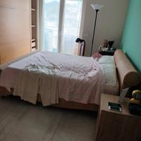 Struttura letto in rattan