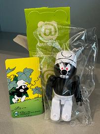 BEARBRICK 100% RARO Smurfs Black series 49