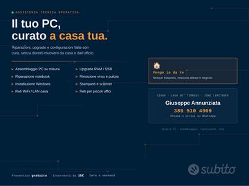 Assistenza informatica A DOMICILIO