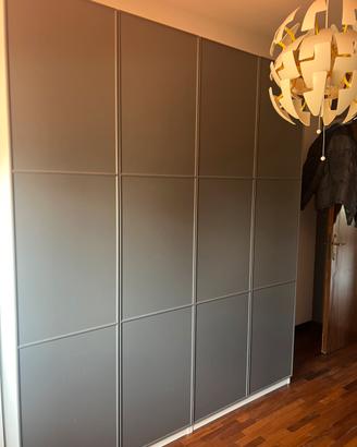Armadio ikea pax ante grigio scuso