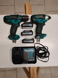 kit makita trapano+avvitatore 10.8v