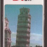 Scheda telefonica SIP con torre di pisa