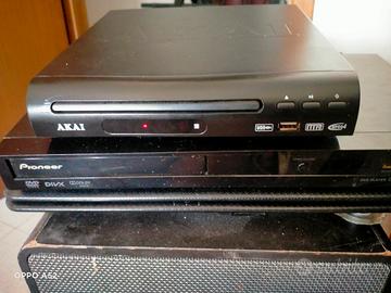DVD-LETTORE MP3 AKAI +Pioneer USB+mp3-mpg4 ect