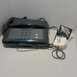 Telefono Sirio Giugiaro Design vintage nero.