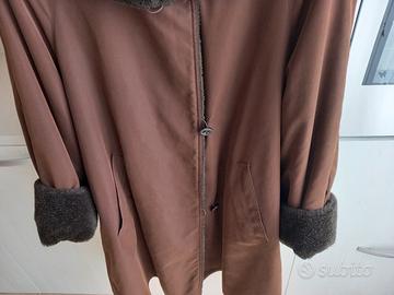 cappotto tinta castagna