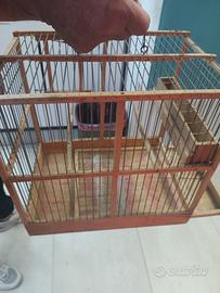 gabbia di legno per uccelli 