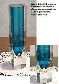 Vaso in Cristallo Sommerso