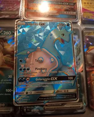 Carta Pokemon Lapras gx  104/162 mint