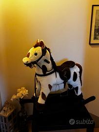 Cavallino cavalcabile a dondolo bambino