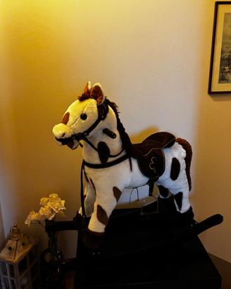 Cavallino cavalcabile a dondolo bambino