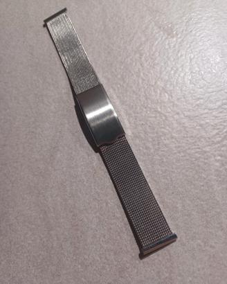 Cinturino bracciale acciaio maglia milano 18mm