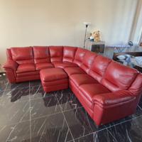 Divano in vera pelle