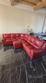 Divano in vera pelle