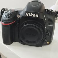 Nikon D600 solo 1800 scatti reflex Full Frame