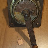 Parte superiore di un vintage macinino per caffè