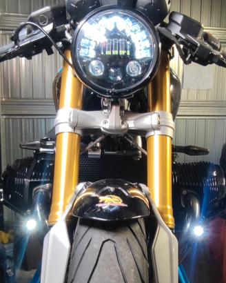 Faro led moto cafe racer