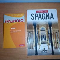 Libro guida spagna e dizionario verbi