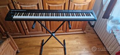 Keystation 88 controller MIDI + supporto regolabil