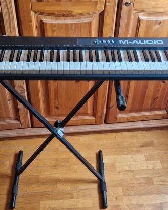 Keystation 88 controller MIDI + supporto regolabil