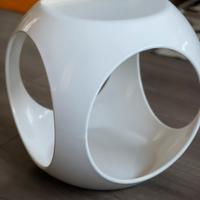 Sgabello Tavolino Luigi Colani vintage vetroresina