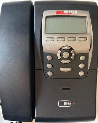 Telefono fisso Sirio 187 Telecom Italia. Nero