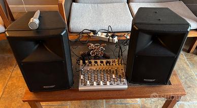 Impianto casse e mixer