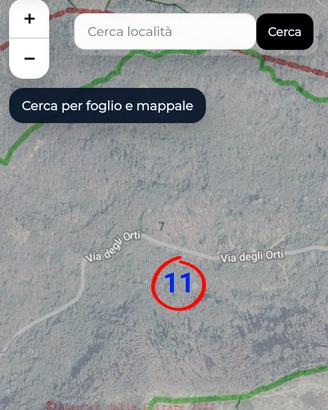 legna alberi da tagliare rovere 5243 mq.