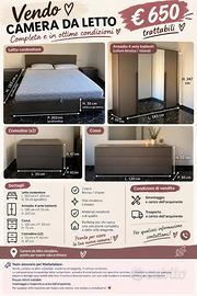 Camera da letto moderna Quartu