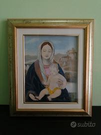 Quadro con “Madonna con il bambino”