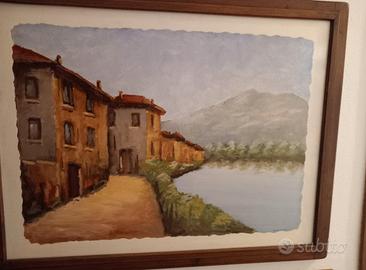 Quadro paesaggio misura 88x68 cm